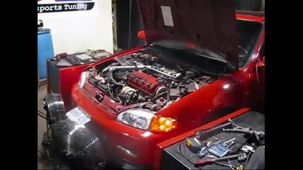 honda civic Turbo D16z6 Dyno