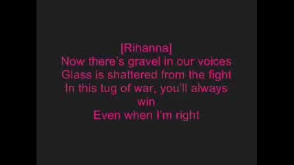 Rihanna Ft. Eminem - Love The Way You Lie Part 2 ( Lyrics ) 