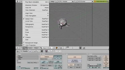 Blender за начинаещи - 3d View (втори урок) 