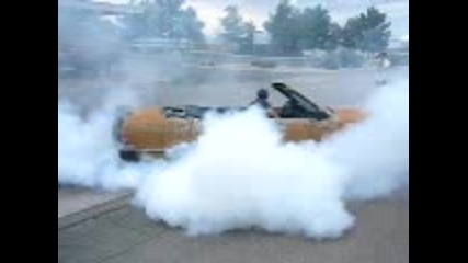 Old Mercedes Burnout