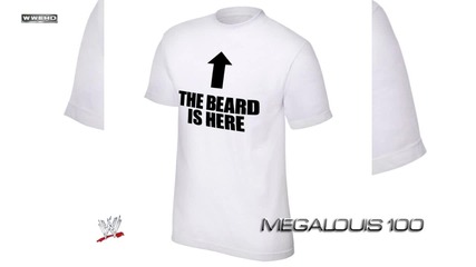 Wwe Daniel Bryan's показва си фанелка с която ще излиза на ринга " Beard Is Here ''