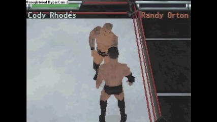 Wwe Svr 2010 - Cody Rhodes Vs Randy Orton - Cross Rhodes - Finisher 