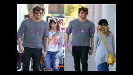 Ashley Tisdale and Martin Johnson в Ню Йорк