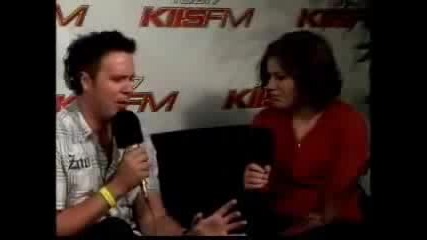 Kelly Clarkson Backstage Interview Wango Tango, Irvine, California May 2007 