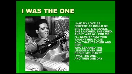 Elvis Presley - I Was The One.flv
