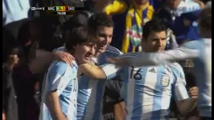 world cup 2010 аржентина корея 3:1 