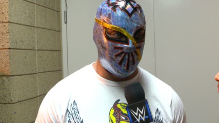 Sin Cara reacts to his upset win over Baron Corbin: WWE.com Exclusive, Oct. 17, 2017