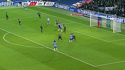 Брайтън - Кристъл Палас 1:0 /първо полувреме/