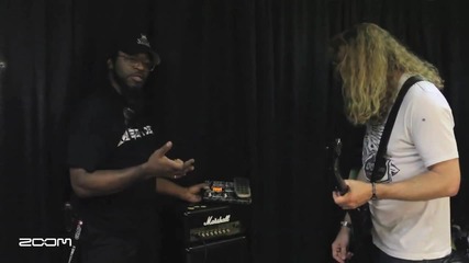 Dave Mustaine of Megadeth demos his Zoom G2.1dm signature guitar pedal. Patch C2 Syofdest