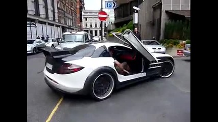Mclaren Slr and onother cars