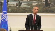 NATO's Stoltenberg Tells Russia's Lavrov to Pull Out of Ukraine