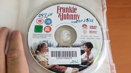 Българското Dvd издание на Франки и Джони (1991) Александра видео 2003