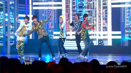 (hd) B1a4 - Baby good night ~ Music Core (09.06.2012)