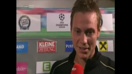 Шампионска лига. Sturm Graz - Zestafoni. 1-0