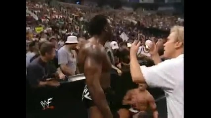 Wwf Summerslam 2001 Скалата срещу Букър ти за Wcw титлата част 2 