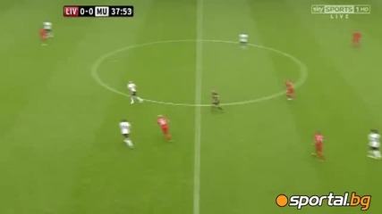 Страхотен гол на Рафаел да Силва,ливърпул-манчестър Юнайтед 1:2