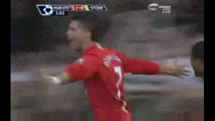 Ronaldo 1:0 Vs Stoke City .avi
