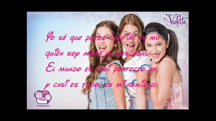 Violetta- Hoy Somos Mas (текст)