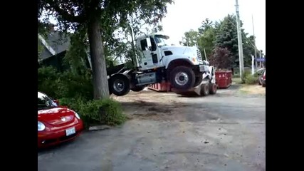 Picking up the Bin