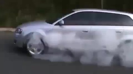 Audi S3 Burnout & Drift