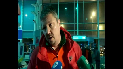 Любо Пенев не бе словоохотлив при заминаването на Литекс