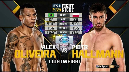 Alex Oliveira vs Piotr Hallmann (ufc Fight Night, 7.11.2015)