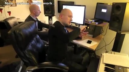 Кат Делуна и Кости изпълняват "как ти стои" - Studio Session in Los Angeles 2012