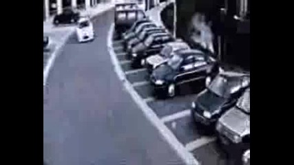 Mitsibushi Lancer Police Car Chase Drift Hiding.avi