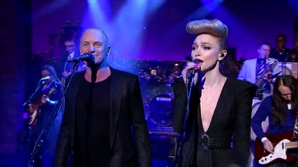Sting - Drive My Car * Live on David Letterman Show