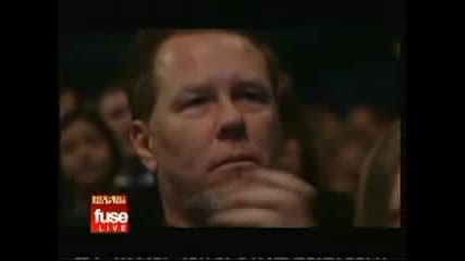 Metallica at Rock and Roll Hall of Fame 2009 - Flea`s Speech