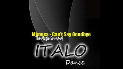 Mimosa - Can't Say Goodbye (italodance 1996)