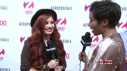 Demi Lovato Red Carpet Interview - Fuse Jingle Ball 2011