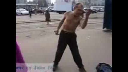 руснак се мисли за нинджа
