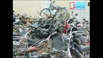 Японски гараж за велосипеди 