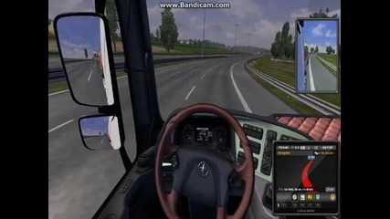 Euro Truck Simulator 2 Mercedes Actros driving Mod Part 1