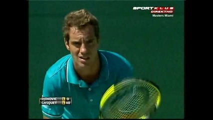 Djokovic vs Gasquet - Miami 2012