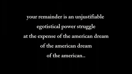 System of a down - A.d.d. [american Dream Denial] (lyrics)