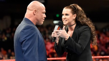 Stephanie McMahon takes issue with Kurt Angle and #UnderSiege: Raw, Oct. 30, 2017