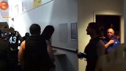 The Shield before making their entrance at Wwe Raw in Greenville