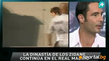 Синът на Зинедин Зидан - Енцо започна подготовка с първия отбор на Реал Мадрид