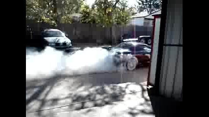 Burnout С Chevrolet Corvette Z06