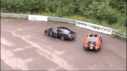 Ford Mustang vs Mercedes Benz Cl65 Amg Evotech