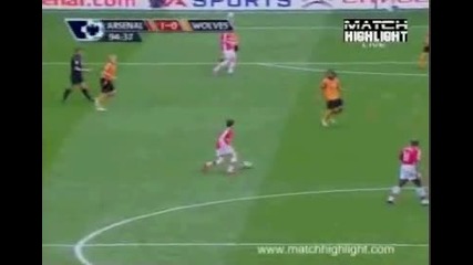 Arsenal - Wolverhampton 1 - 0 Bendtner 94. Minute unbelievable 