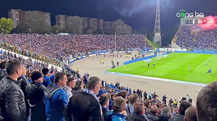 Еуфорията на "сините" след последния съдийски сигнал