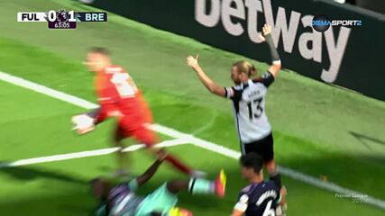 Fulham with a Red Card vs. Brentford