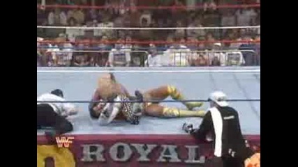 Wwf Royal Rumble 1995 - Razor Ramon vs Jeff Jarrett ( Intercontinental Championship ) 