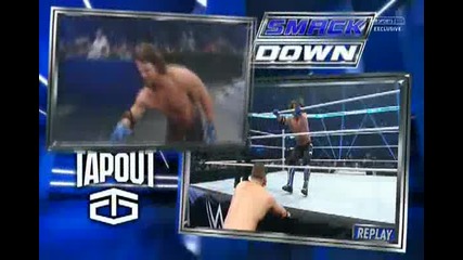 Ей Джей Стайлс срещу Миз ( Крис Джерико предизвиква Стайлс на мач ) - Wwe Smackdown - 04.02.16