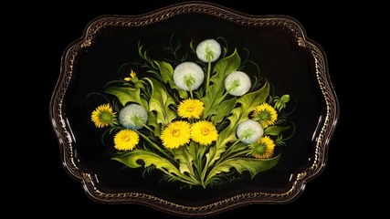 Amazing Painting _ Russian Tray