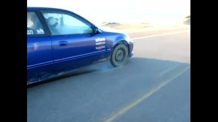 Honda Civic - Burnout [crazyyyyyyyy]