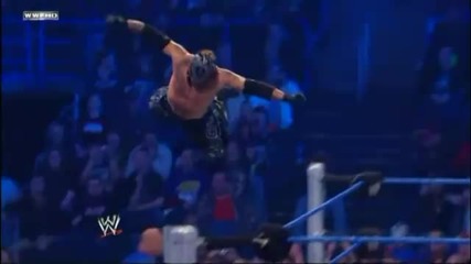 Rey Mysterio - Diving Crossbody to Outside the Ring